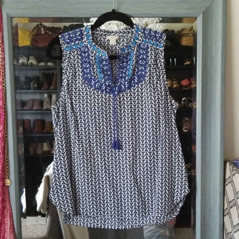 JCrew sleeveless top